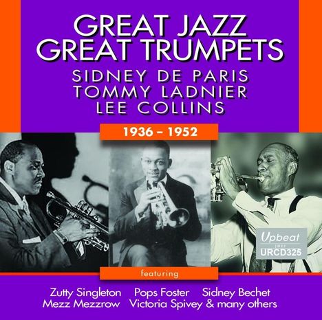 De Paris, Sidney / Ladnier, Tommy / Collins, Lee: Great Jazz: Great Trumpets, CD