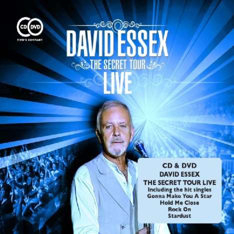 David Essex: The Secret Tour: Live, 1 CD und 1 DVD