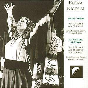 Elena Nicolai in Opera, CD
