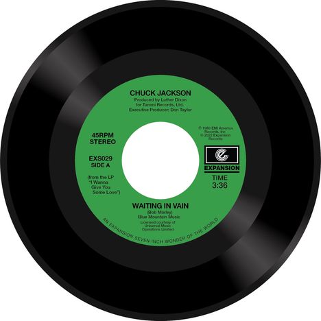 Chuck Jackson: Waiting In Vain / No Tricks, Single 7"