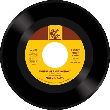 Marvin Gaye: Where Are We Going? / Woman Of The World, Single 7"