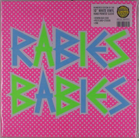 Rabies Babies: Rabies Babies EP (Limited Numbered Edition) (White Vinyl), Single 10"