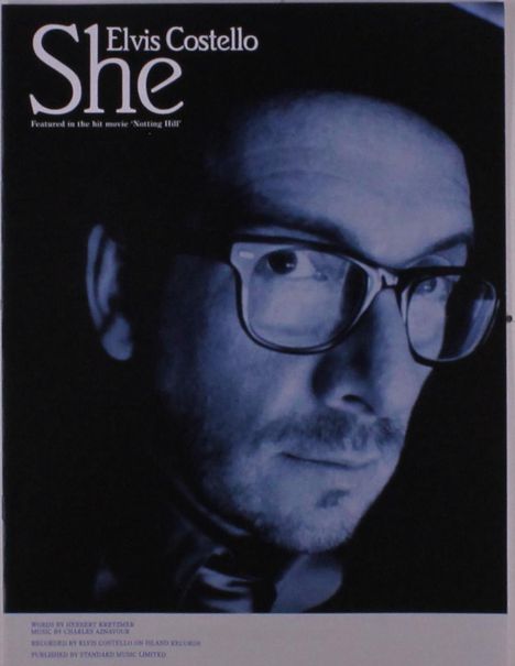 Elvis Costello: She Pvg Elvis Costello, Noten