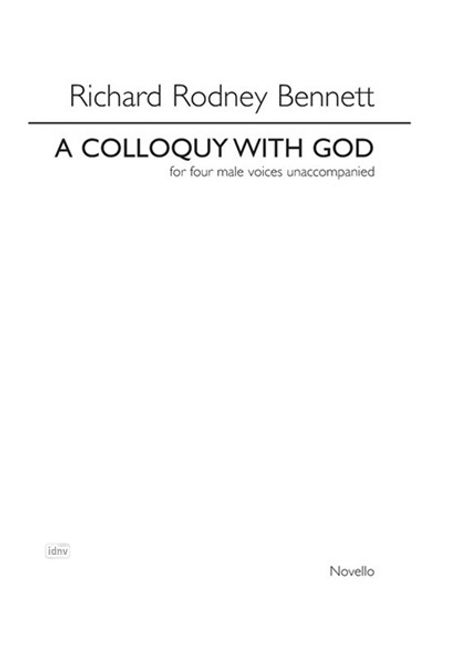 Richard Rodney Bennett: A Colloquy With God (ATBB), Noten