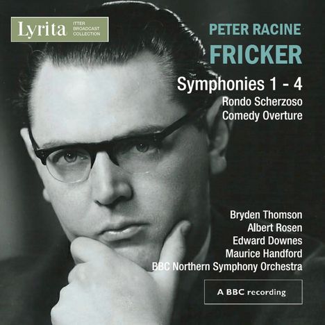 Peter Racine Fricker (1920-1990): Symphonien Nr.1-4, 2 CDs