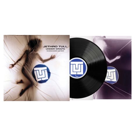 Text: "Jethro Tull Under Wraps The Bruce Soord 2026 Remix". Eine Schallplatte und Hülle mit verschwommener Menschengestalt.