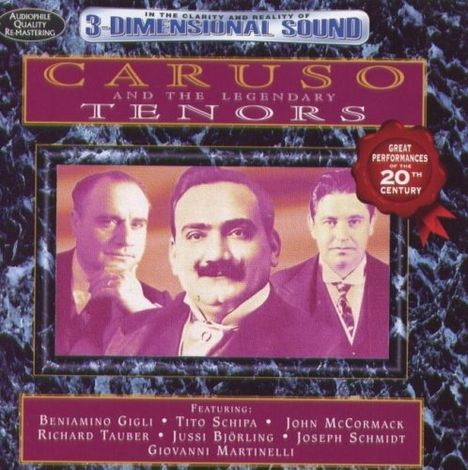 Caruso And The Legendary Tenors, CD