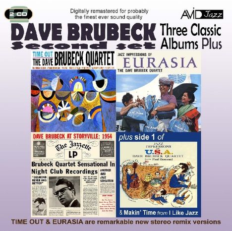 Dave Brubeck (1920-2012): Three Classic Albums Plus (Second Set), 2 CDs