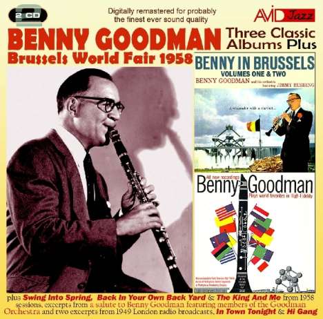 Benny Goodman (1909-1986): Three Classic Albums Plus, 2 CDs