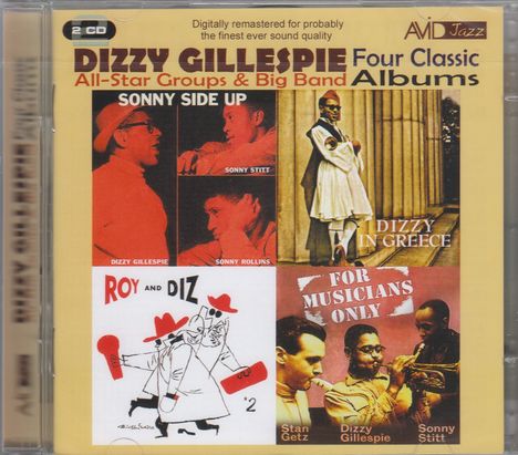 Dizzy Gillespie (1917-1993): Four Classic Albums (All-Star Group &amp; Big Band), 2 CDs