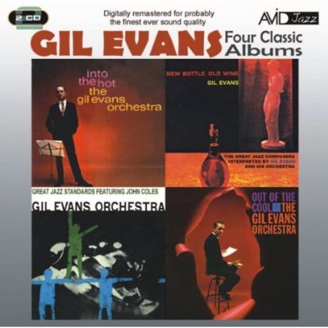 Gil Evans (1912-1988): New Bottle Old Wine / Great Jazz Standards / Out Of The Cool / Into The Hot, 2 CDs