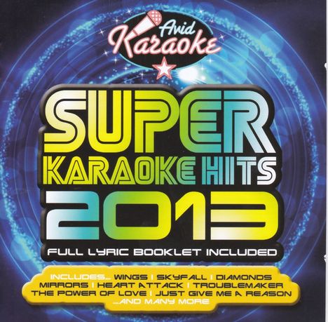 Karaoke &amp; Playback: Super Karaoke Hits 2013, CD