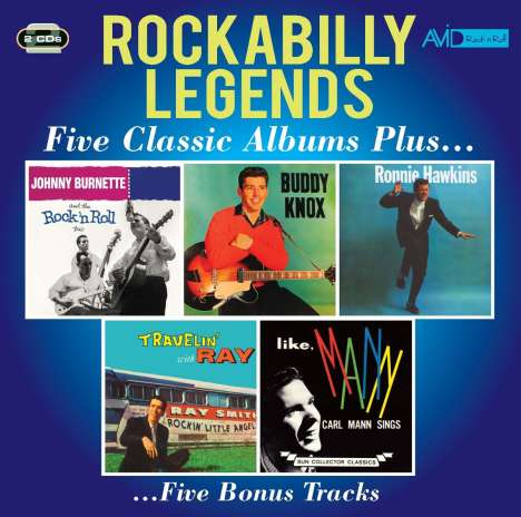 Rockabilly Legends: Five Classic Albums Plus..., 2 CDs
