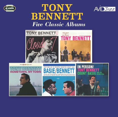 Tony Bennett (1926-2023): Five Classic Albums, 2 CDs