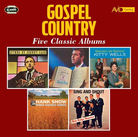 Gospel Country (Five Classic Albums), 2 CDs