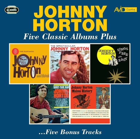 Johnny Horton: Five Classic Albums Plus, 2 CDs