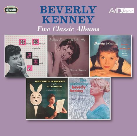 Beverly Kenney (1932-1960): 5 LPs On 2 Cds, 2 CDs