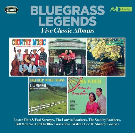 Bluegrass Legends: Five Classic Albums, 2 CDs