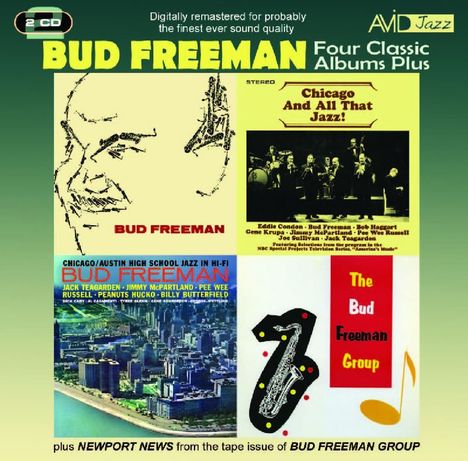 Bud Freeman (1906-1991): Four Classic Albums Plus, 2 CDs