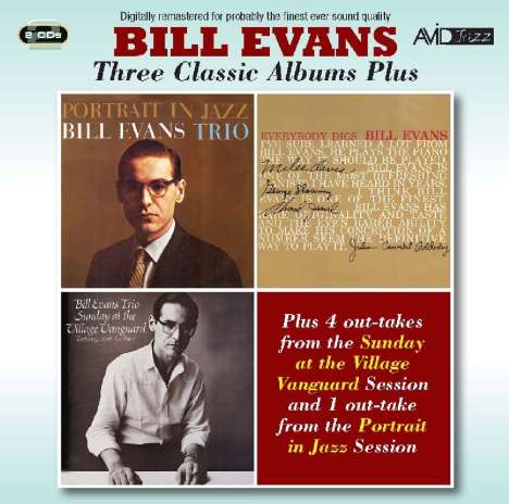 Bill Evans (Piano) (1929-1980): Three Classic Albums Plus, 2 CDs