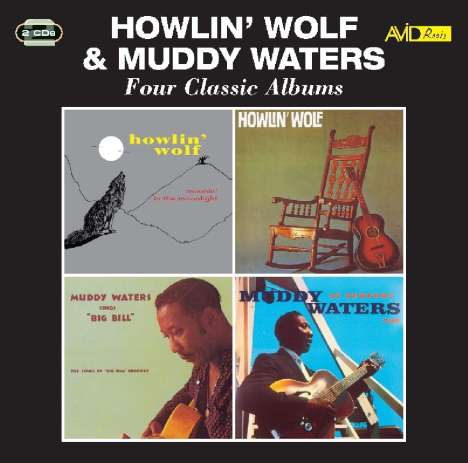 Howlin' Wolf &amp; Muddy Waters: 4 Classic Albums, 2 CDs