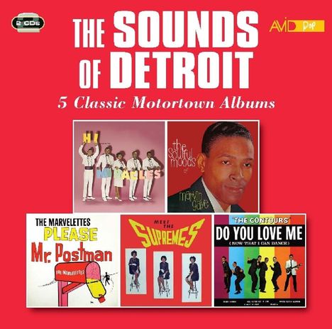 The Sounds Of Detroit: 5 Classic Motown Albums, CD