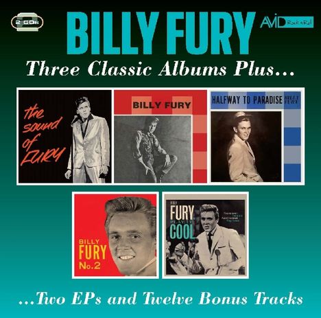 Billy Fury: Three Classic Albums Plus 2 EPs &amp; 12 Bonustracks, 2 CDs