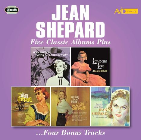 Jean Shepard: Five Classic Albums Plus, 2 CDs