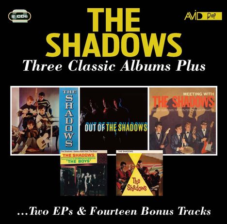 The Shadows: Three Classic Albums Plus, 2 CDs