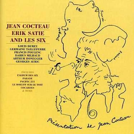 Cocteau, Satie and Les Six, CD