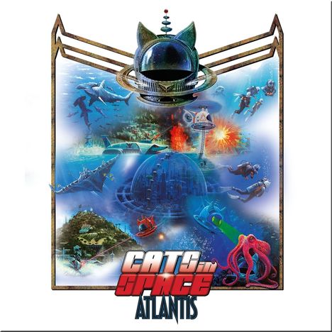 Cats In Space: Atlantis (Limited Edition) (Aqua Blue Vinyl), 2 LPs