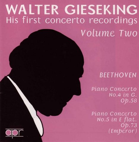 Walter Gieseking - His first concerto recordings Vol.2, CD