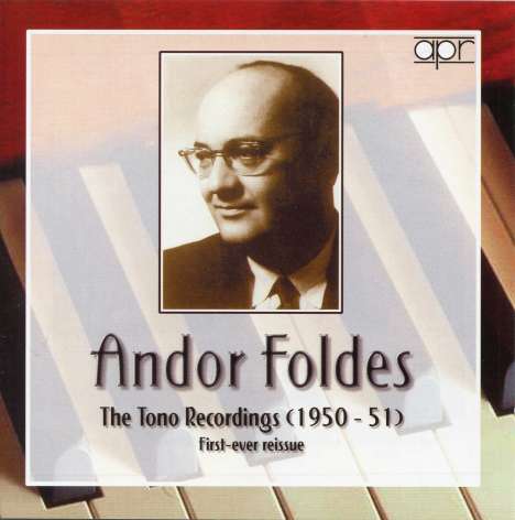 Andor Foldes - The Tono Recordings 1950/51, CD