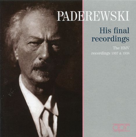 Ignace Jan Paderewski - His final recordings, CD