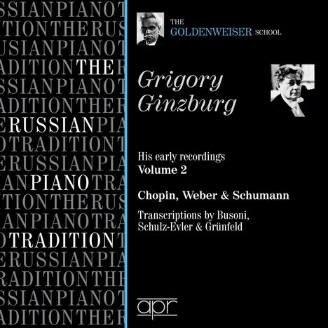 Grigory Ginzburg - His early Recordings Vol.2, CD