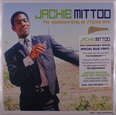 Jackie Mittoo: The Keyboard King At Studio One (20th Anniversary) (Limited Edition) (Translucent Blue Vinyl), 2 LPs