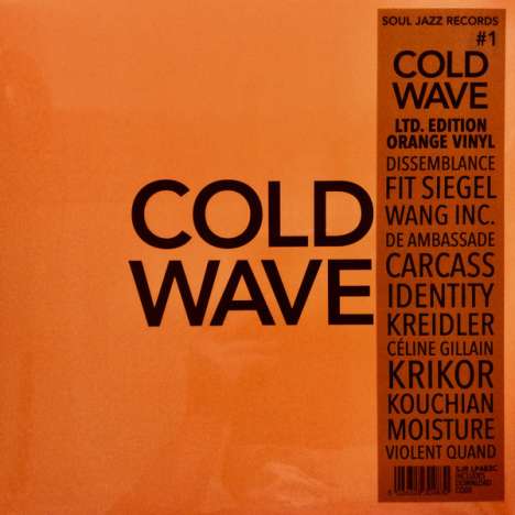Cold Wave #1 (Limited Edition) (Orange Vinyl), 2 LPs