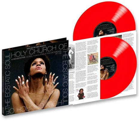 Holy Church Of The Ecstatic Soul (A Higher Power: Gospel, Funk &amp; Soul At The Crossroads 1971-83) (Limited Edition) (Red Vinyl), 2 LPs