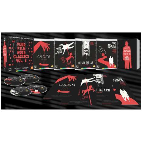 Four Film Noir Classics Vol. 3 (Blu-ray) (UK Import), 4 Blu-ray Discs