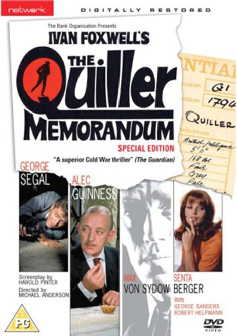 The Quiller Memorandum (1966) (UK Import), DVD