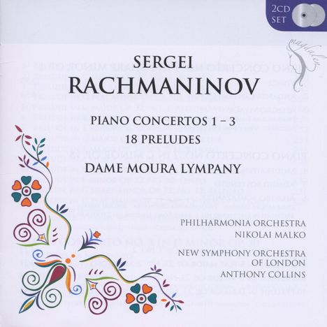 Sergej Rachmaninoff (1873-1943): Klavierkonzerte Nr.1-3, 2 CDs