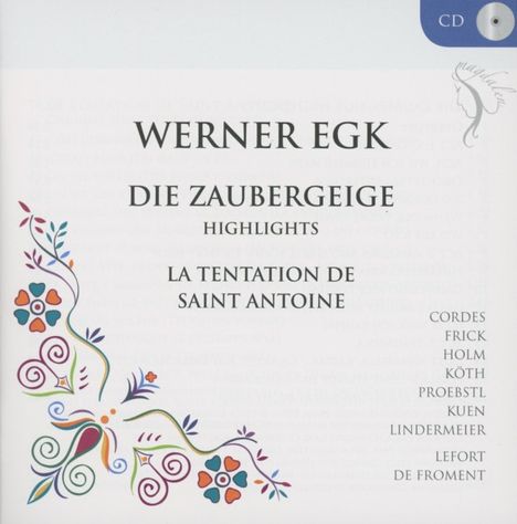 Werner Egk (1901-1983): Die Zaubergeige (Ausz.), CD
