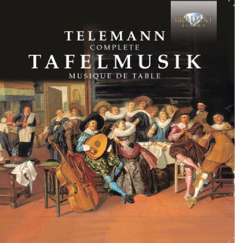 Georg Philipp Telemann (1681-1767): Tafelmusik (Gesamtaufnahme), 4 CDs