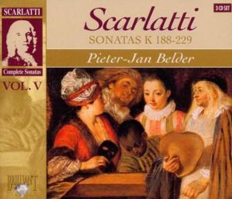 Domenico Scarlatti (1685-1757): Cembalosonaten V, 3 CDs