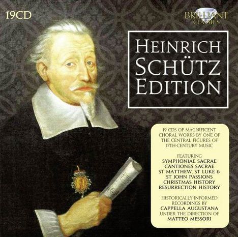 Heinrich Schütz (1585-1672): Schütz-Edition, 19 CDs