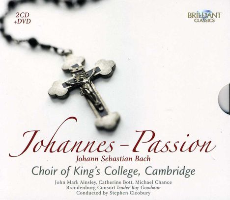 Johann Sebastian Bach (1685-1750): Johannes-Passion BWV 245, 2 CDs und 1 DVD