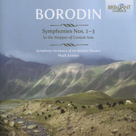 Alexander Borodin (1833-1887): Symphonien Nr.1-3, 2 CDs
