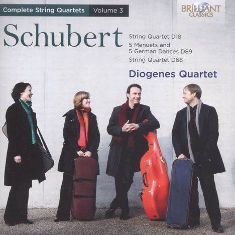 Franz Schubert (1797-1828): Sämtliche Streichquartette Vol.3, CD