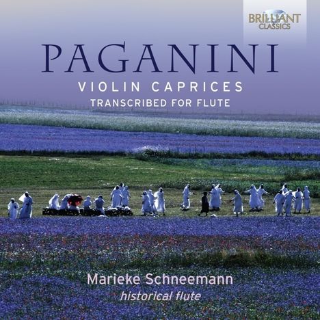 Niccolo Paganini (1782-1840): Capricen op.1 Nr.1-24 für Flöte solo, CD