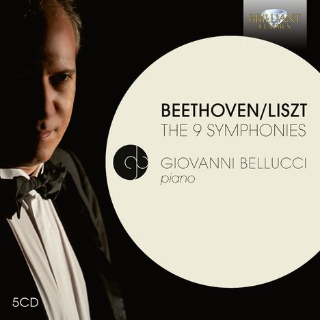 Ludwig van Beethoven (1770-1827): Symphonien Nr.1-9 (Klavierfassung von Franz Liszt), 5 CDs